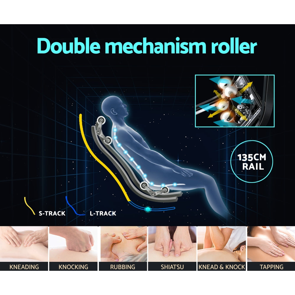 4D Massage Chair Electric Recliner Double Core Mechanism Massager Melisa By Livemor