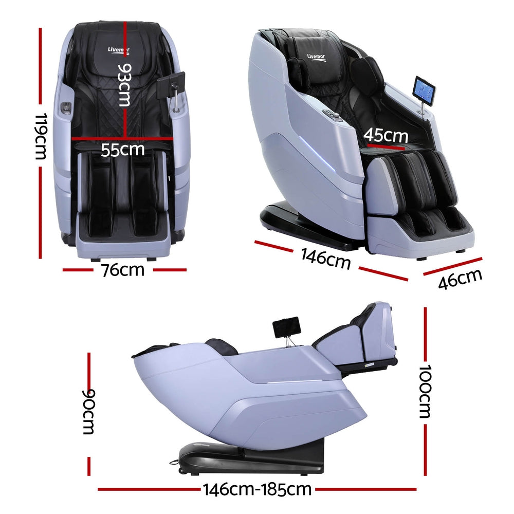 4D Massage Chair Electric Recliner Home Massager Miraj By Livemor