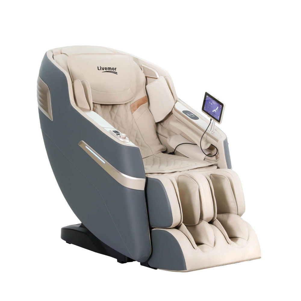 4D Massage Chair Electric Recliner Home Massager Gray Sina By Livemor