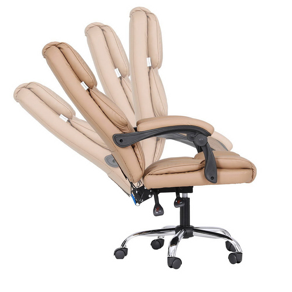 Massage Office Chair Computer Chairs High Back By Artiss