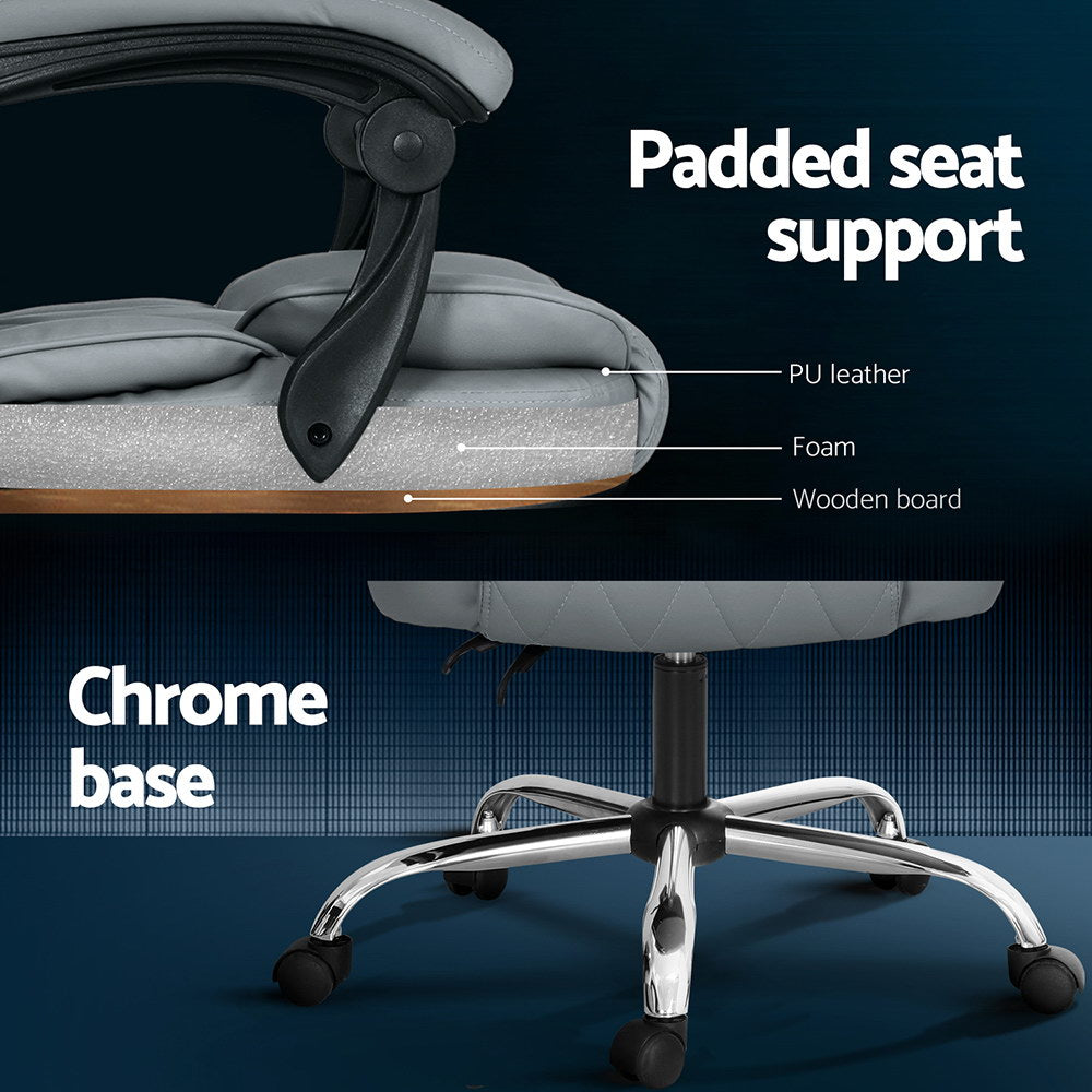 Massage Office Chair Computer Chairs High Back By Artiss