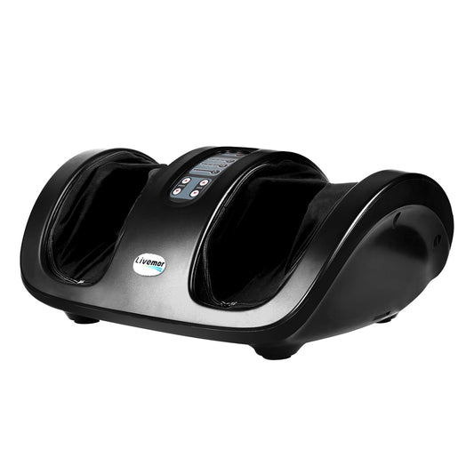 Foot Massager Shiatsu Massagers Electric Roller Kneading Leg Black By Livemor