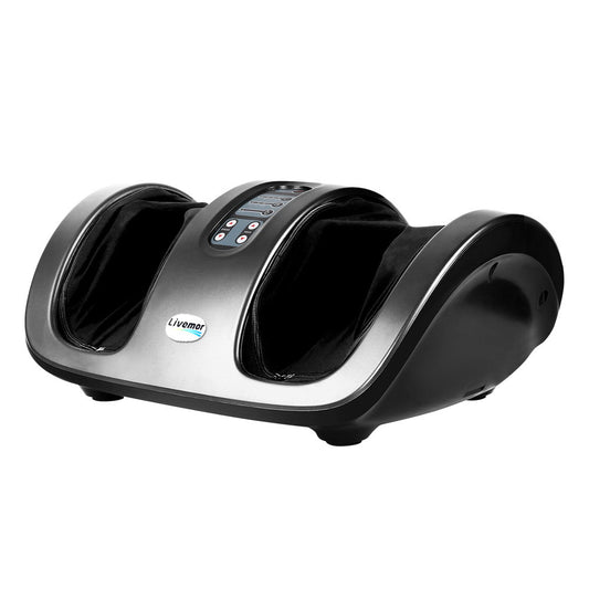 Foot Massager Shiatsu Massagers Electric Roller Kneading Calf Leg Grey By Livemor