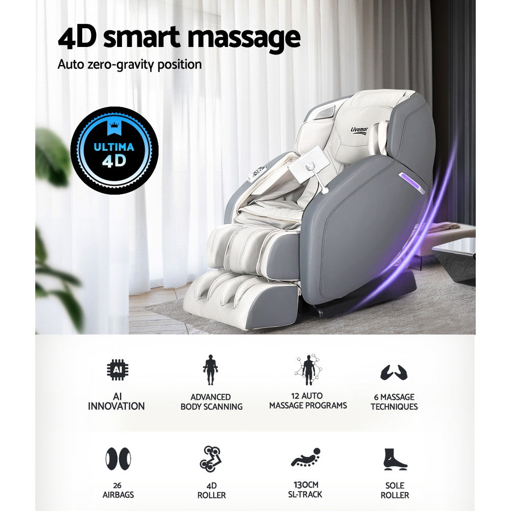 4D Massage Chair Electric Recliner Home Massager Gary By Livemor