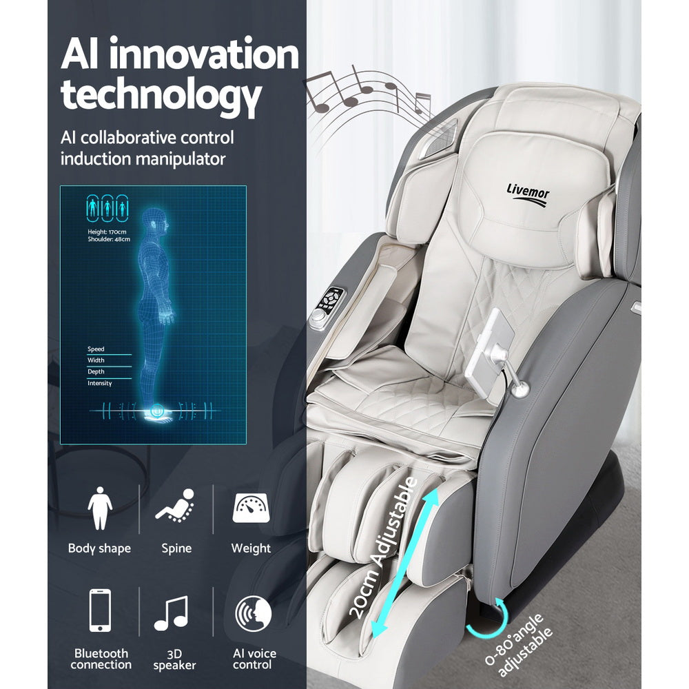 4D Massage Chair Electric Recliner Home Massager Gary By Livemor