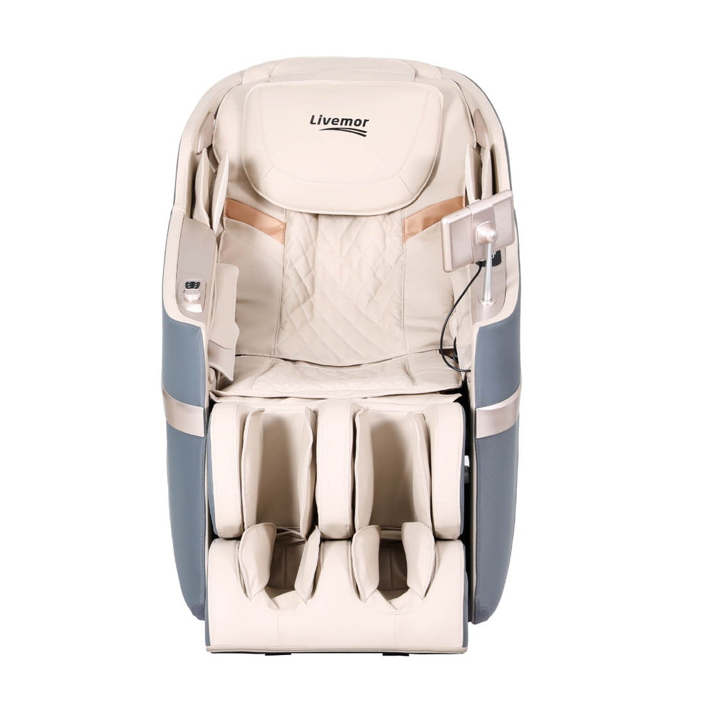 4D Massage Chair Electric Recliner Home Massager Gray Sina By Livemor