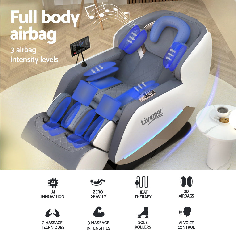 Massage Chair Electric Recliner Home Massager Beryl By Livemor