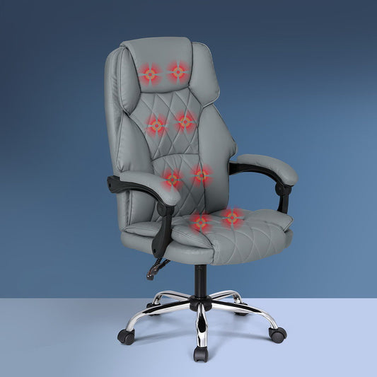 Massage Office Chair Computer Chairs High Back By Artiss